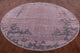 10' Round Persian Hand Knotted Wool and Silk Rug Q6758