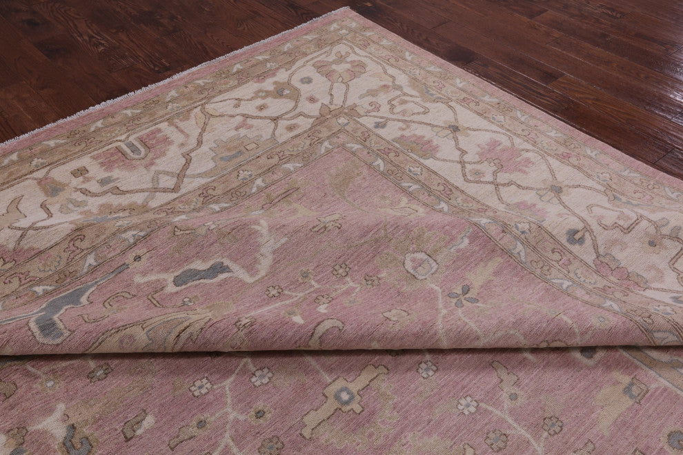 12' 0" X 14' 5" Peshawar Hand Knotted Wool Rug Q10553