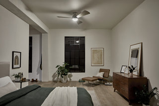 54" Sola Fan LED, Brushed Nickel/Silver Blade