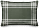 Hunter Green Plaid 14x20 Spun Poly Pillow