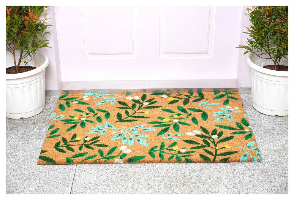 Calloway Mills Botanical Olives Doormat, 24" X 36"