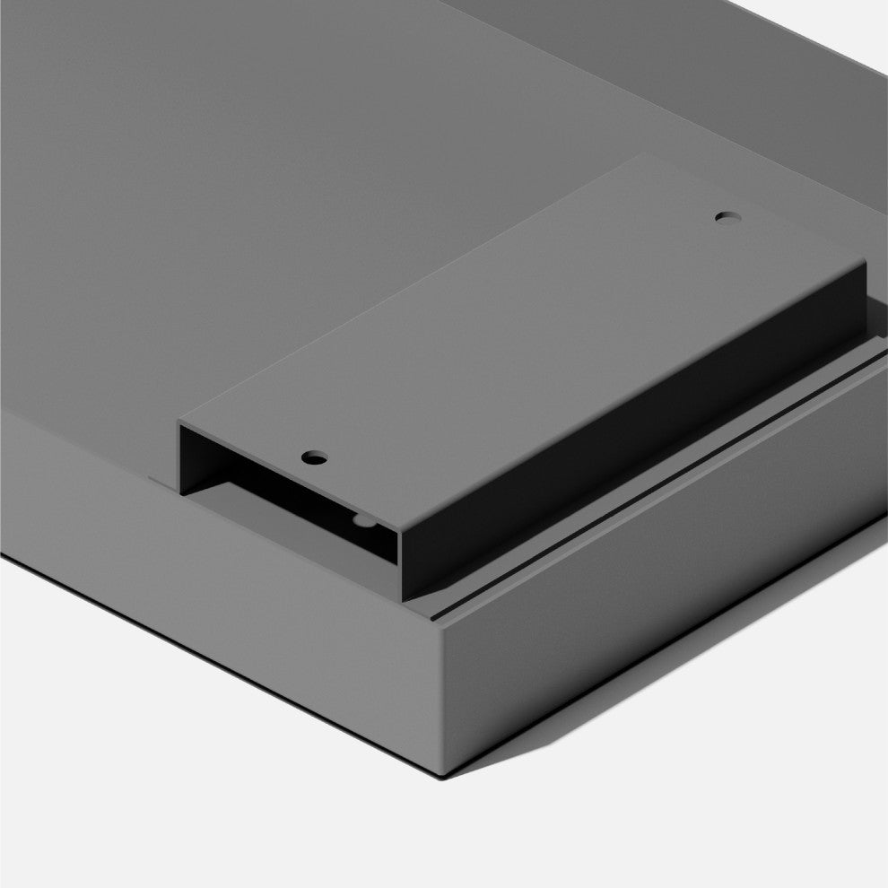 Long Box Series Trays, Gray, Small