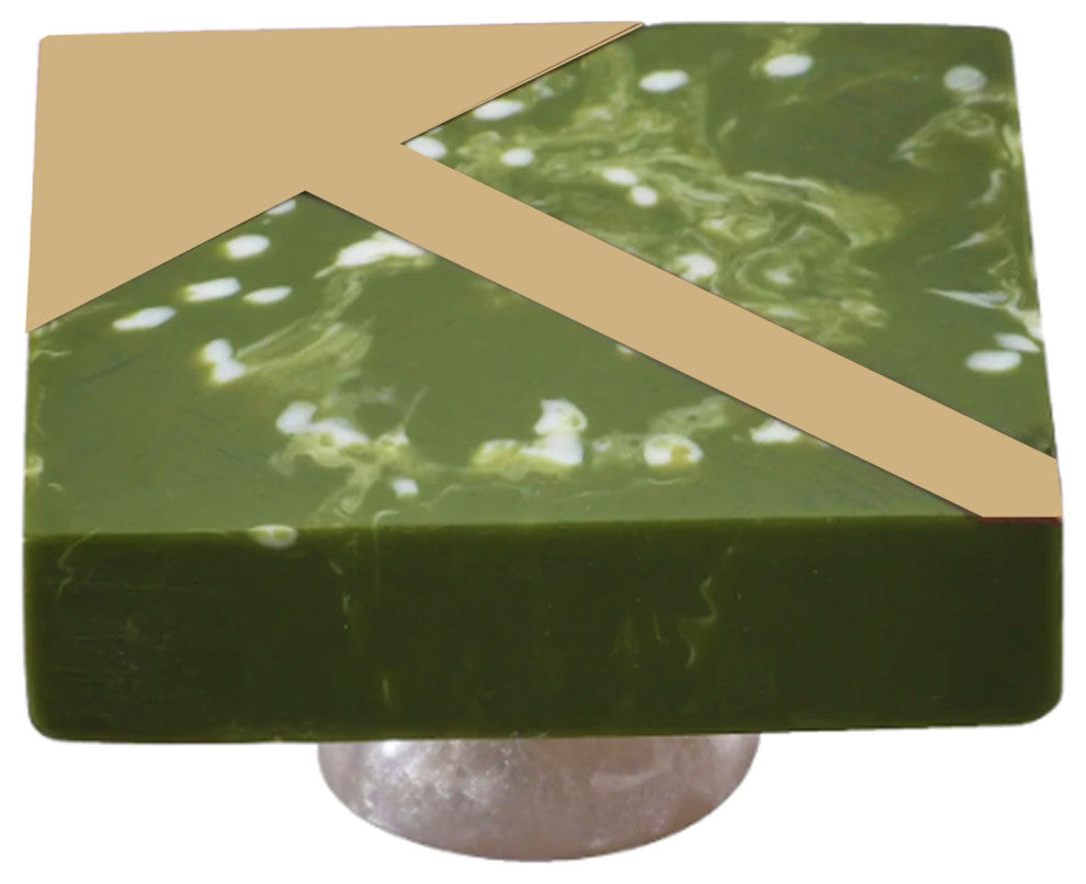 Mascot Hardware Garden Grove 1-1/2 in. Green Cabinet Knob, PK-10