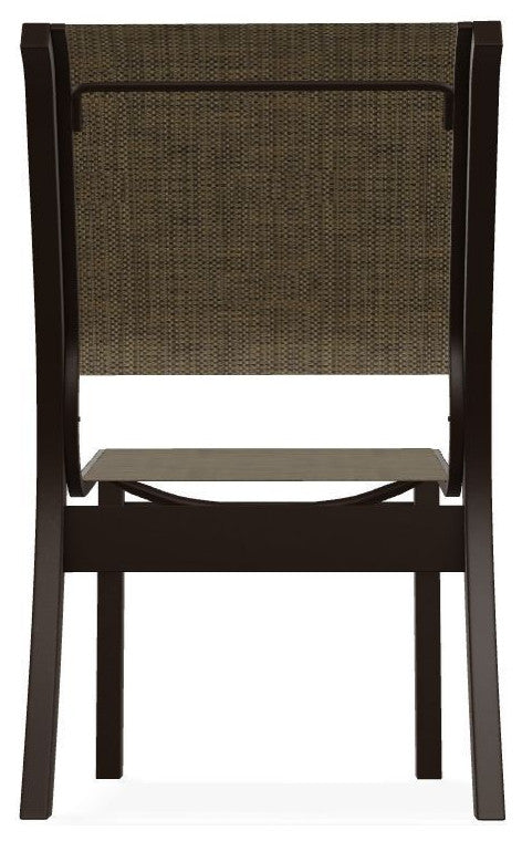 Leeward Sling Stackable Outdoor Dining Chair, Beacon/Kona
