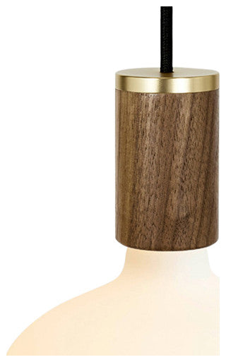 Walnut Pendant Set With Oval