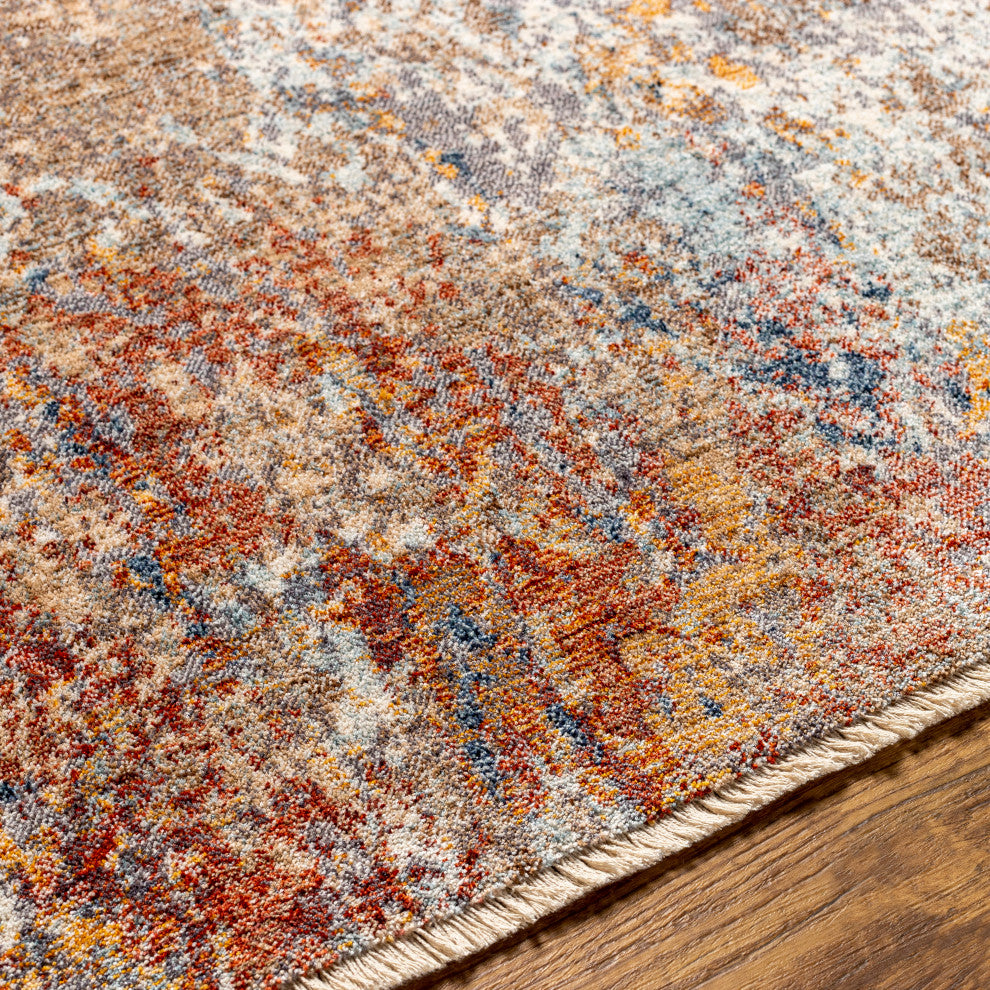 Misterio MST-2307 Brown Multi Machine Woven 5' x 7'8" Rug
