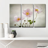 Ready2HangArt 'Anemones' 3-Piece Canvas Wall Decor Set, 60"x40"
