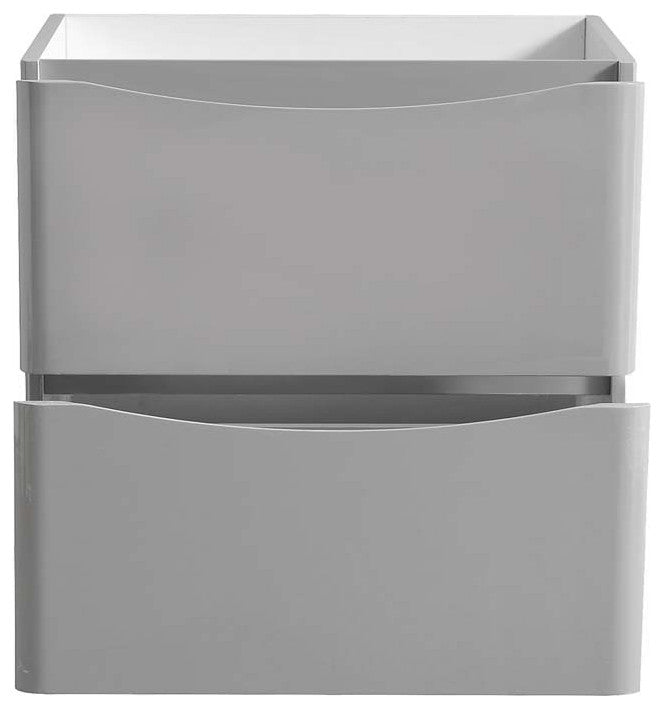 Fresca FCB9132GRG Tuscany 32" Glossy Gray Free Standing Modern Bathroom Cabinet