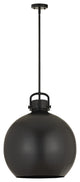 Innovations Lighting 710-1S-BK-M710-18BK-LED Sphere 1 Light 18" Pendant
