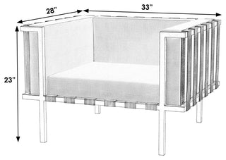 Norway Outdoor Club Chair With Cushion