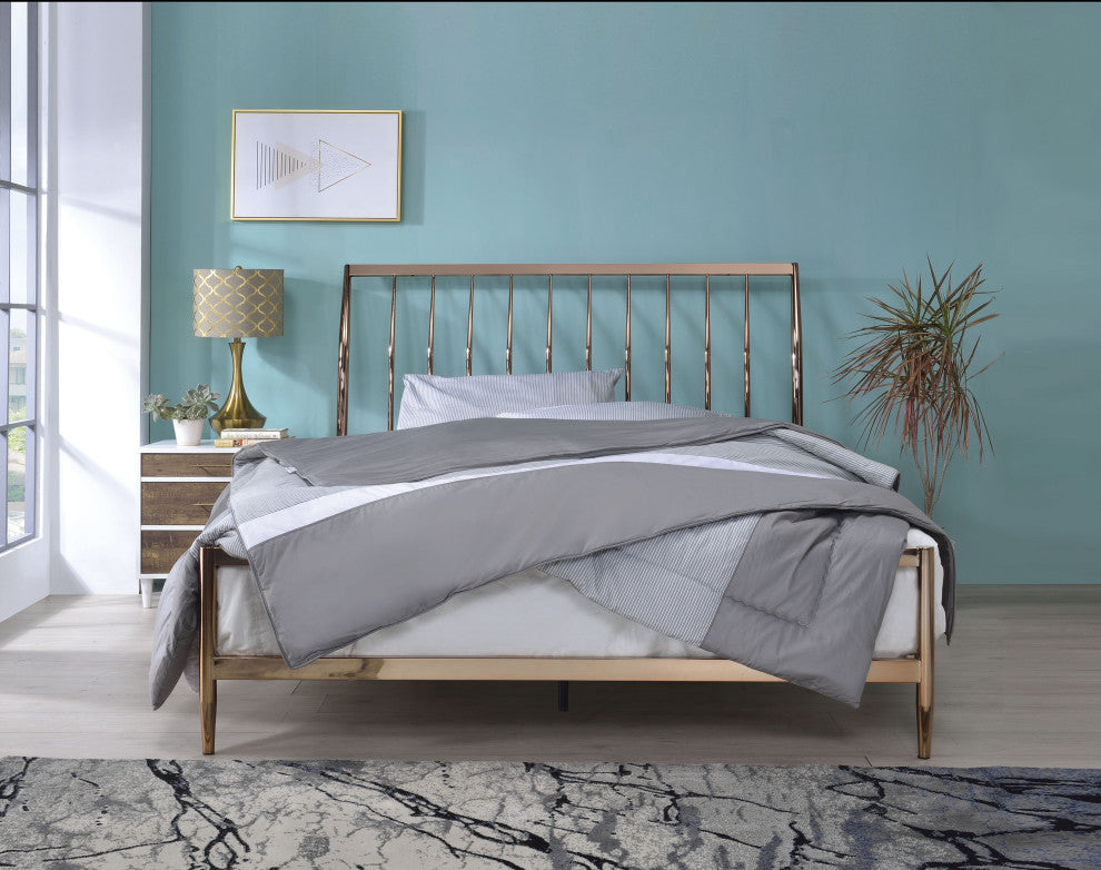 Acme Furniture Marianne, Queen Bed Copper 22690Q
