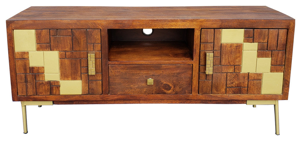 Montevideo Mango Wood Media Center