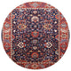 Ahgly Company Indoor Round Mid-Century Modern Area Rugs, 3' Round