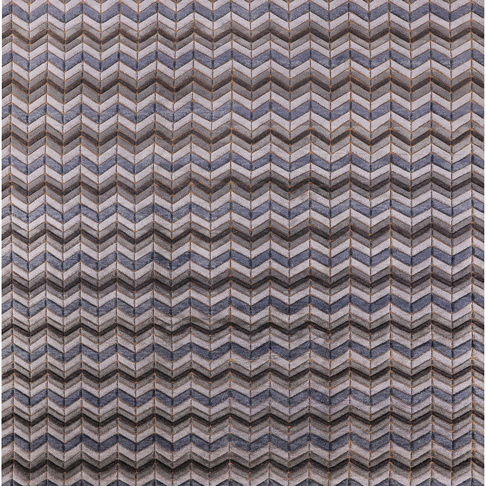 Ahgly Company Indoor Square Mid-Century Modern Area Rugs, 5' Square