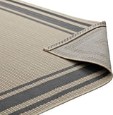 Rim Solid Border Borderline 8'x10' Indoor and Outdoor Area Rug