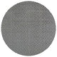 Ahgly Company Indoor Round Mid-Century Modern Area Rugs, 3' Round