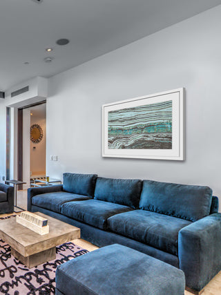 "Millenium Layers" Framed Painting Print