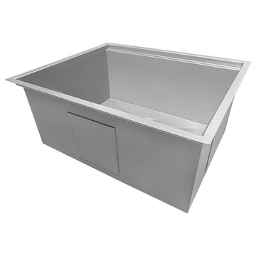Ruvati RVH8319 18x19" Workstation Bar Prep Sink Undermount Stainless Single Bow
