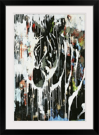 "Natural Selection" Black Framed Art Print, 28"x38"x1"