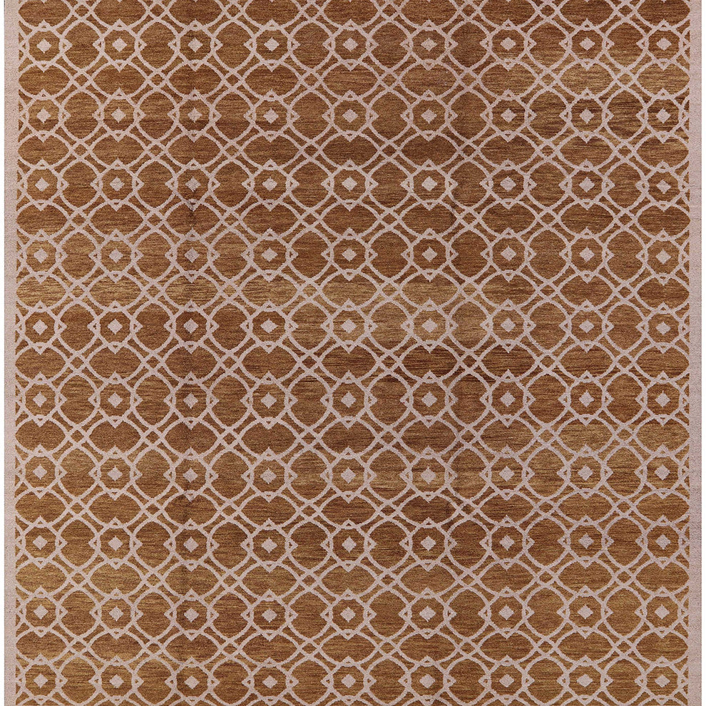 Ahgly Company Indoor Square Mid-Century Modern Area Rugs, 7' Square