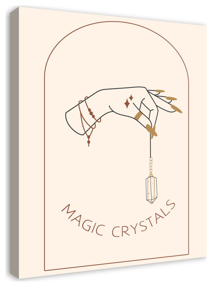 Magic Crystals 8 24"x30" Canvas Wall Art