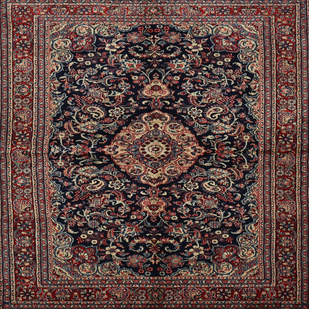 Ahgly Company Indoor Square Traditional Area Rugs, 4' Square