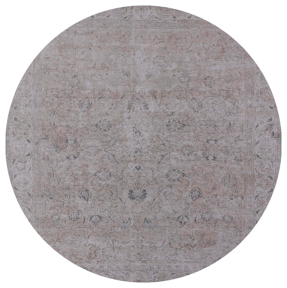 Ahgly Company Indoor Round Mid-Century Modern Area Rugs, 3' Round