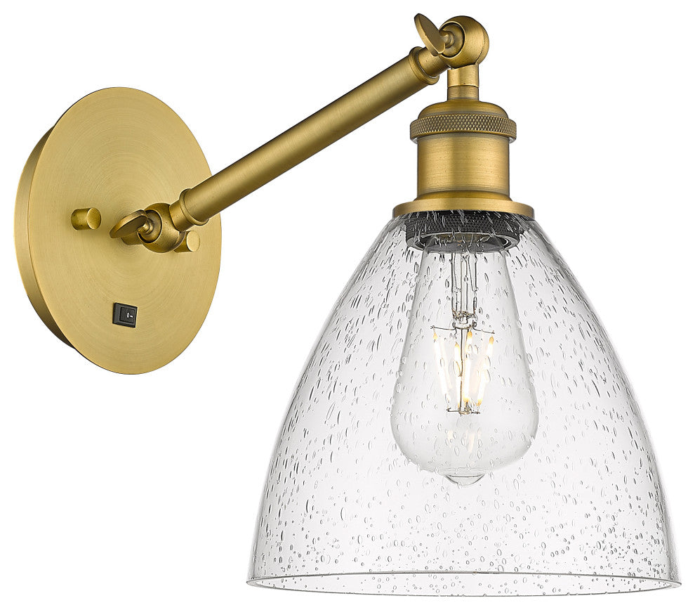 Innovations 317-1W-BB-GBD-754-LED 1-Light Sconce, Brushed Brass