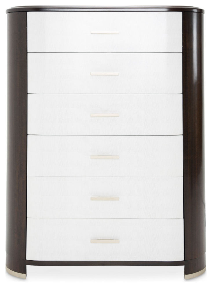 Paris Chic 6-Drawer Chest - Espresso