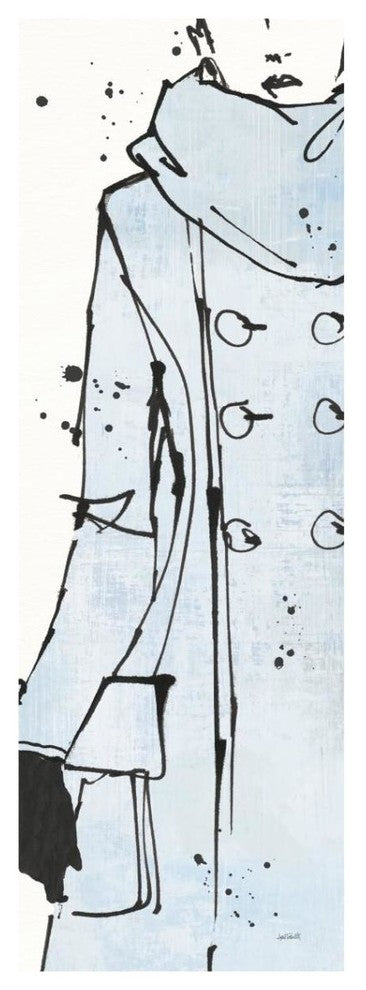 "Fashion Strokes VII Pastel" Digital Paper Print by Anne Tavoletti, 14"x38"