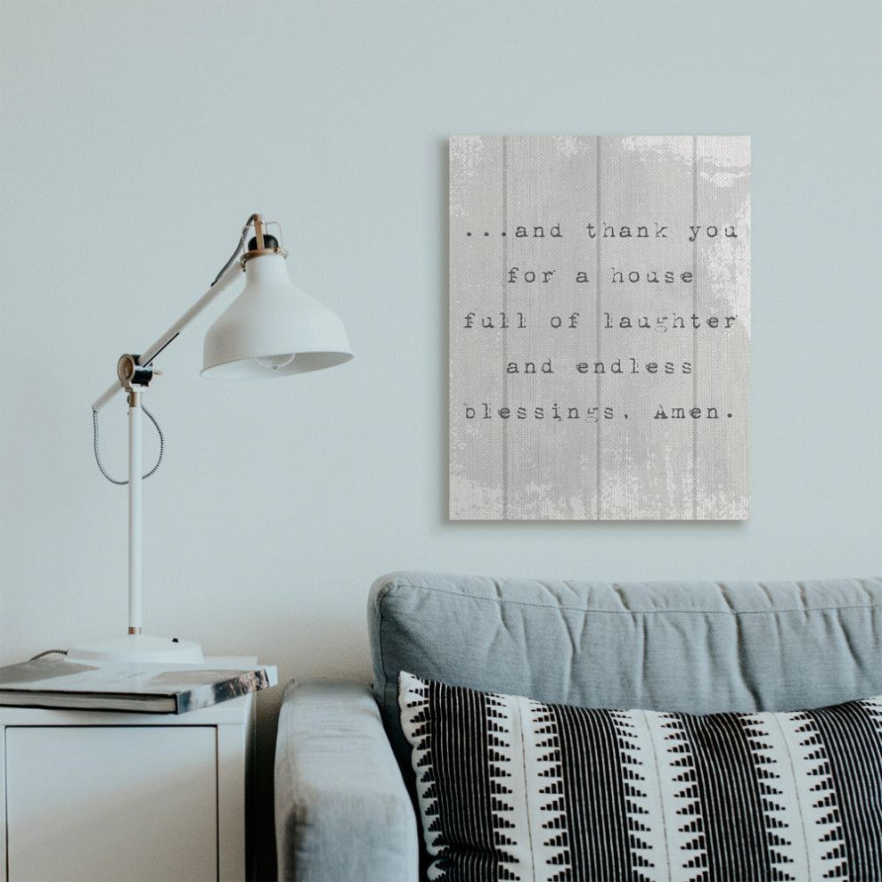 House Full of Laughter Prayer Spiritual Phrase ,1pc, each 24 x 30