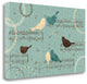"Song Birds III" By Veronique Charron, Giclee Print on Gallery Wrap Canvas