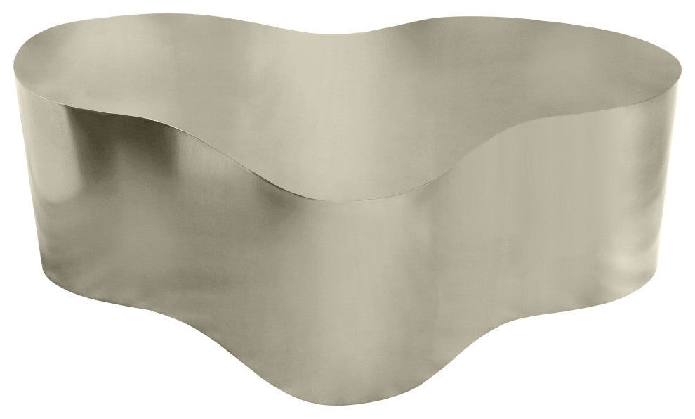 Tevere Coffee Table, Silver, 48"Wx28"Dx14.5"H