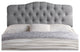 Charlotte Upholstered Panel Headboard, Gray, Twin