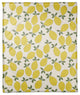 Fun Lemon Pattern 50x60 Coral Fleece Blanket