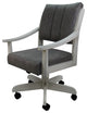 Swivel Wood Dining Caster Chair with Wheels - Casa, Northwest Elk - Antigue White