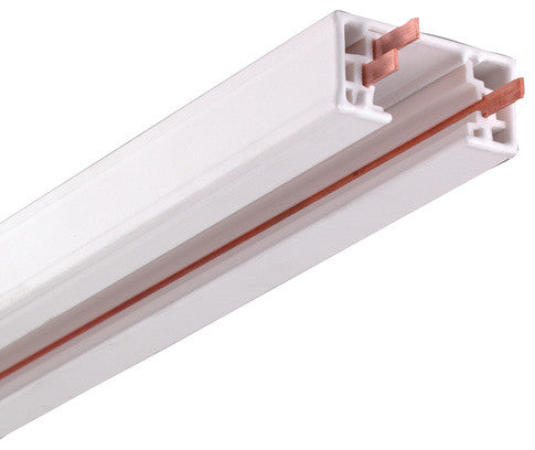 NICOR 10008WH 8 Ft. White Track Lighting Rail Section