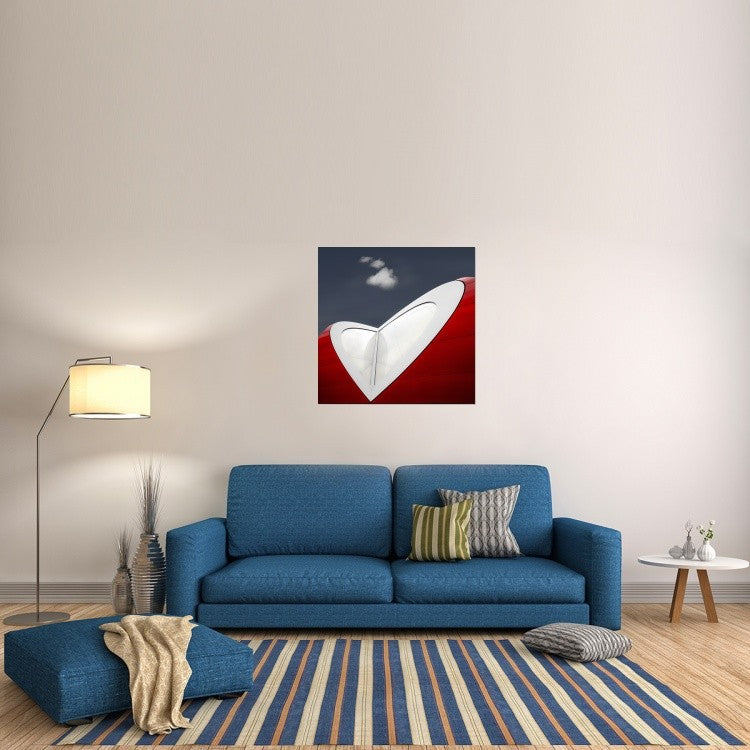 "Wondering Heart" Stretched Canvas Giclee by Marc Huybrighs, 36x36"