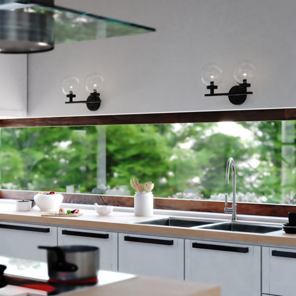 Lander 2 Light Vanity Matte Black