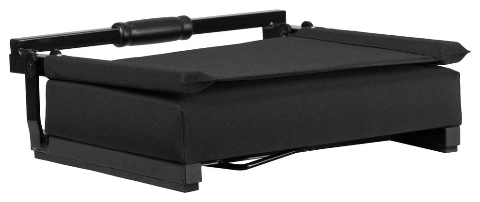 Folding Tables and Chairs, "Carletta" Portable Lounge Chair, Black