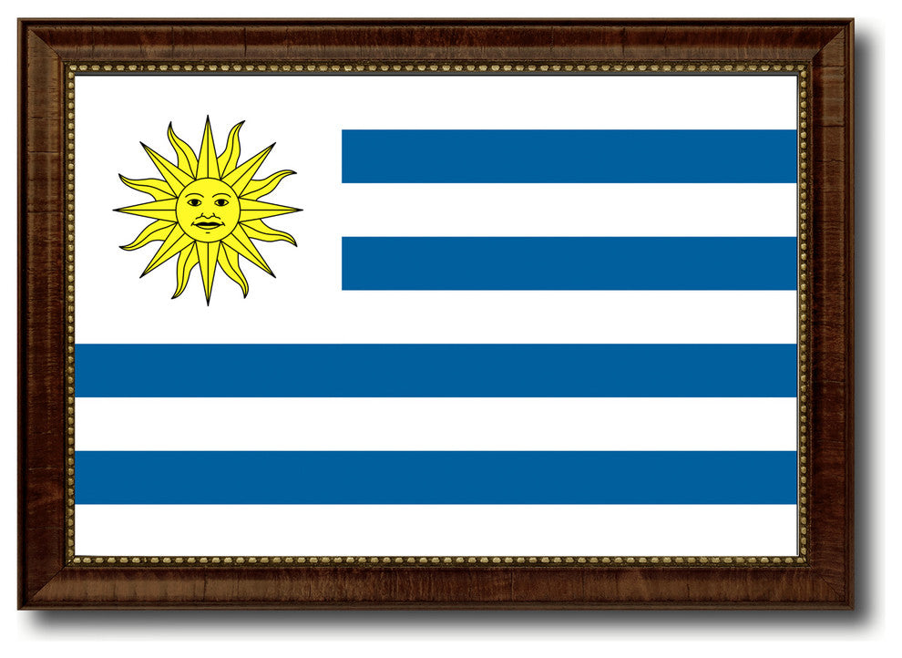 Uruguay Country Flag Canvas Print, 21"x30"