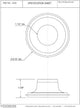 InSinkErator Style Brass Disposal Stopper for Garbage Disposal, Polished Brass,
