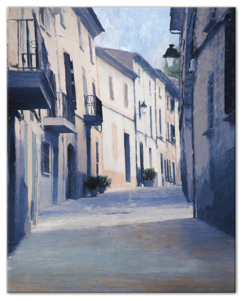 European Town 24x30 Canvas Wall Art