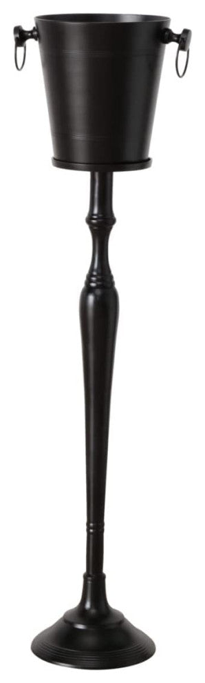 Black Luxurious Grand Hotel Champagne Bucket