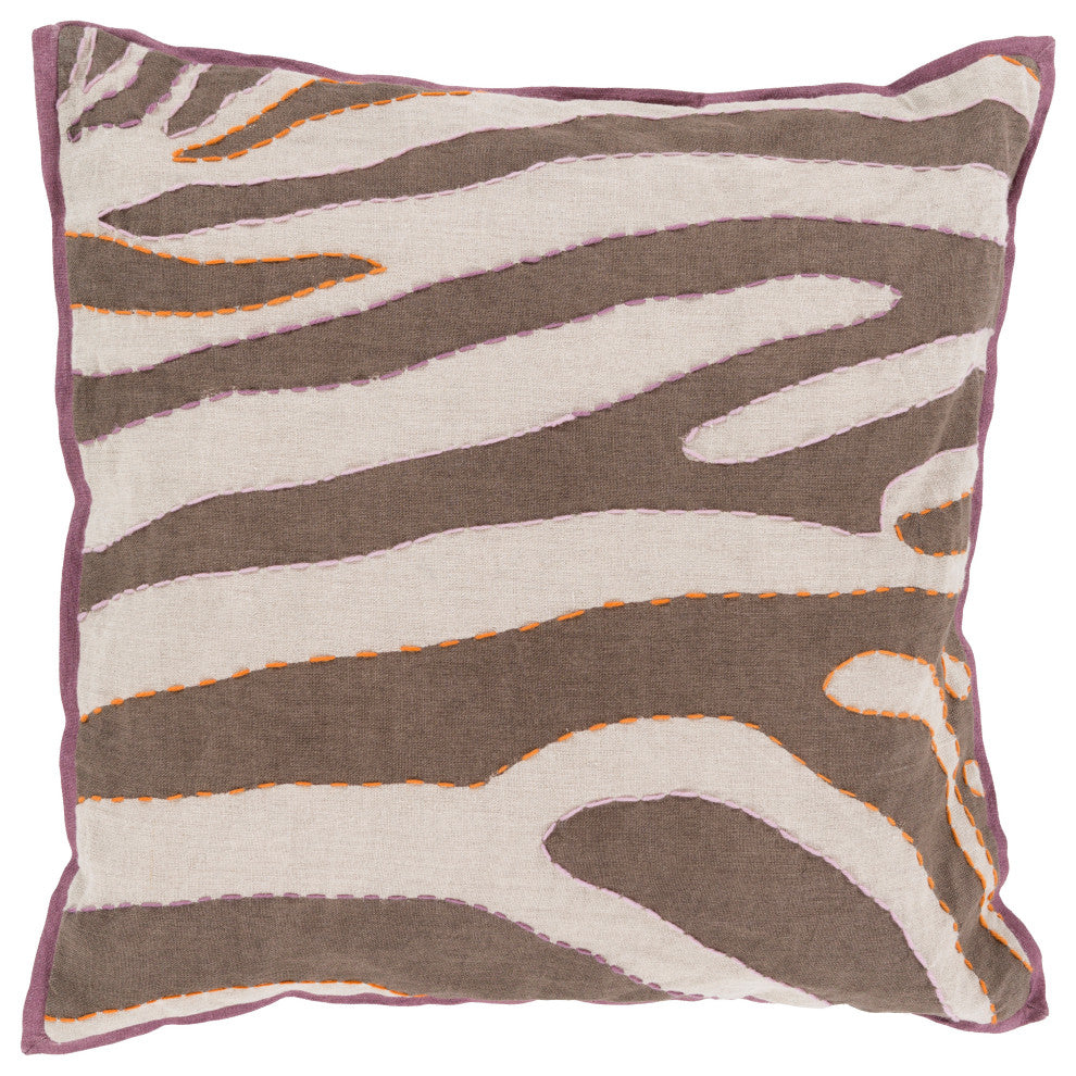 Surya Zebra LD-039 18" x 18" Pillow Kit