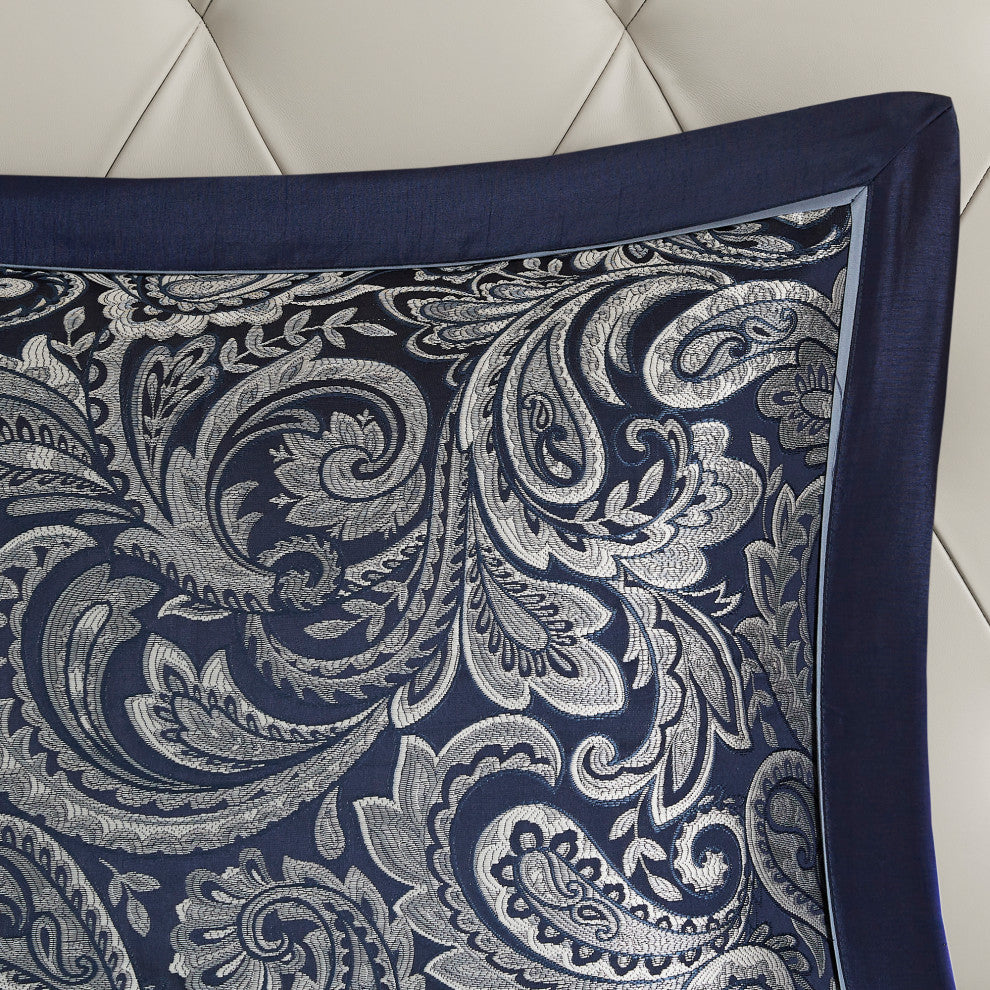 Madison Park Aubrey Comforter Sheet Set Blue, Queen