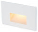 WAC Lighting LED 12V LED Me Horizontal Step And Wall Light, White