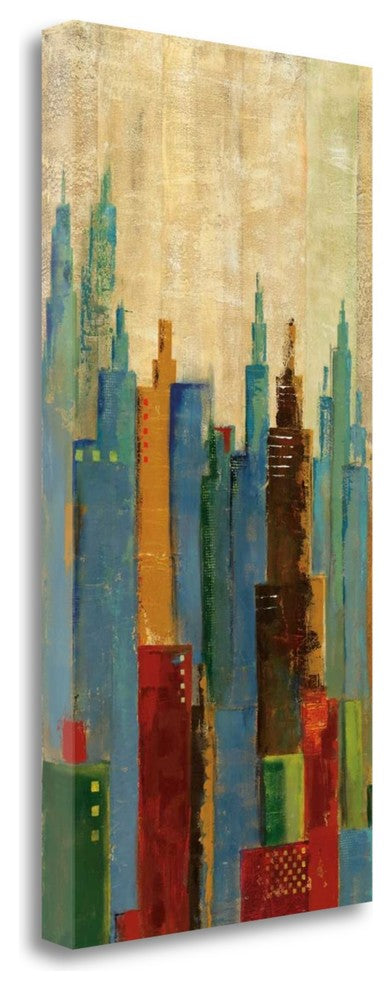 "Towerscape II" By Jason Cardenas, Giclee Print on Gallery Wrap Canvas