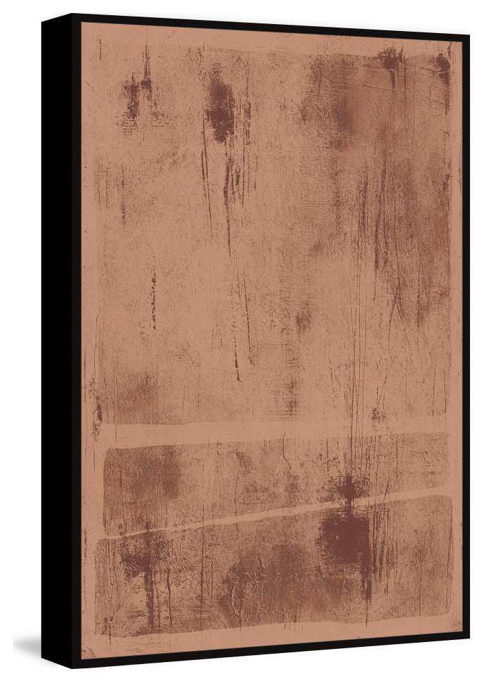 "Extreme Portion" Floater Framed Painting Print on Canvas