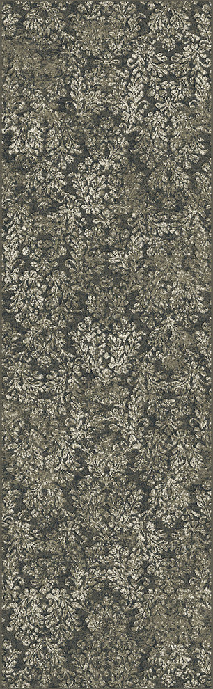 Provence 8612 Taupe, Sand Damask Rug, 2'2"x3'7"